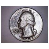 1949-D Washington Quarter