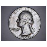 1953-D Washington Quarter