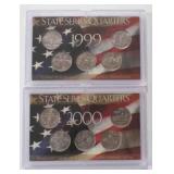 1990 & 2000 State Series Quarters