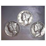 1937 Mercury Dimes (2/3)