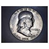 1952-S Franklin Half Dollar
