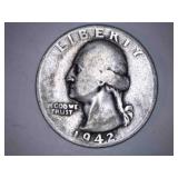 1942-S Washington Quarter