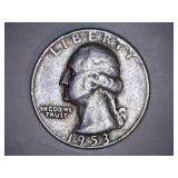 1953-D Washington Quarter