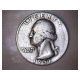 1951-S Washington Quarter