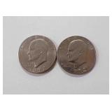 1972-D Bicentennial Eisenhower Dollar (2)