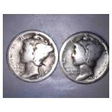 Mercury Dimes (2)