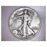 1943 Walking Liberty Half Dollar