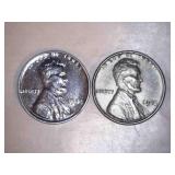 2 Lincoln Steel Cent Coin