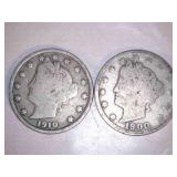 2 Liberty Nickels
