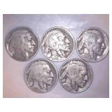 Buffalo Nickles (5)