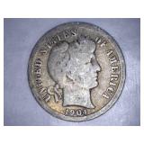 1904 Barber Dime