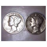 Mercury Dimes (2)