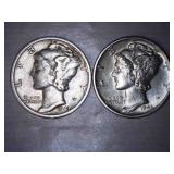 Mercury Dimes (2)
