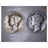 Mercury Dimes (2)