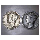 Mercury Dimes (2)