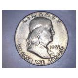 1952-D Franklin Half Dollar