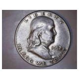 1952 Franklin half Dollar Values