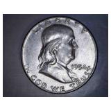 1954 Franklin Half Dollar