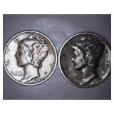 Mercury Dimes (2)