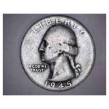 1945 Washington Quarter
