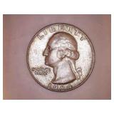 1964-D Silver Washington Quarter