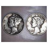 1941 Mercury Dimes (2)