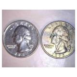 2 Washington Quarters