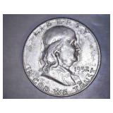 1952-D Franklin Half Dollar