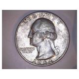 1964-D Silver Washington Quarter