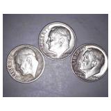 1964-D Silver Roosevelt Dimes (2/3)