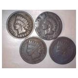 Indian Wheat Pennies (4)
