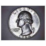 1964 Silver Washington Quarter