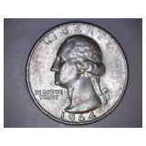 1964-D Silver Washington Quarter