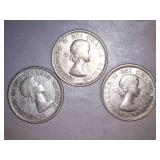 1964 Canadian Dimes (3)