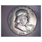 1952-S Franklin Half Dollar