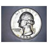 1963-D Washington Quarter