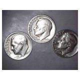 1947 Roosevelt Dimes (3)