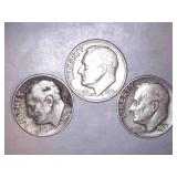 1953-D Roosevelt Dimes (2/3)