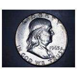 1963 Franklin Half Dollar