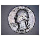 1942-D Washington Quarter