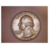 1964-D Silver Washington Quarter