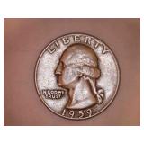 1959-D Silver Washington Quarter