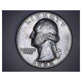 1953-S Washington Quarter
