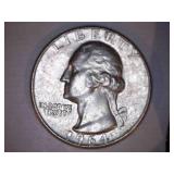 1964-D Silver Washington Quarter