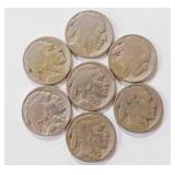 1925 Buffalo Nickels (5/7)