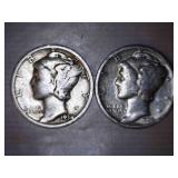 Mercury Dimes (2)