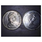 1968 Canadian Dimes (2)