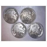 1921 Buffalo Nickles (3/4)
