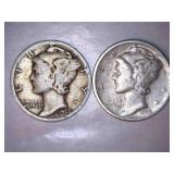 Mercury Dimes (2)