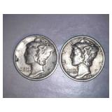 1941 Mercury Dimes (2)